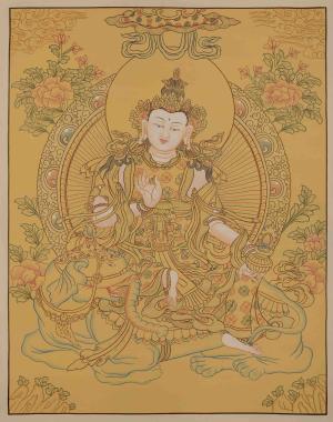 Samatabhadra Thangka Painting | Handmade Himalayan Arts | Tibetan Buddhist Arts